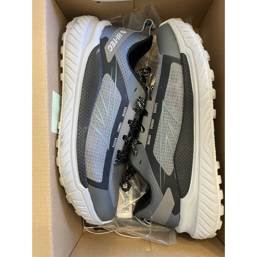 Hi-Tec Men's Trail Running Hiking Tennis Shoes Castle Rock Grey Sneaker‎ Sz 9.5